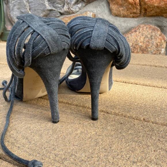 Suede Strappy Heels Kathryn Amberleigh - Picture 3 of 11